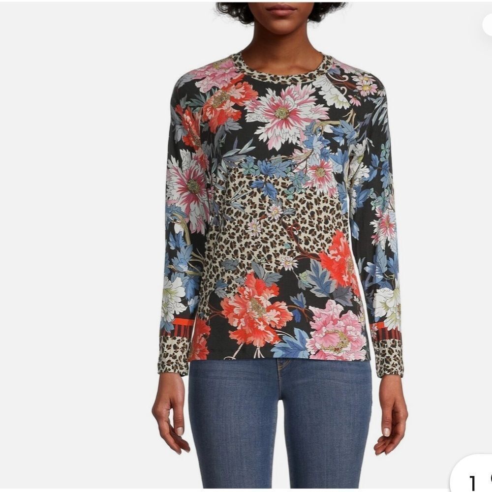 JOHNNY WAS
Ontari Long Sleeve Slim Raglan Tee